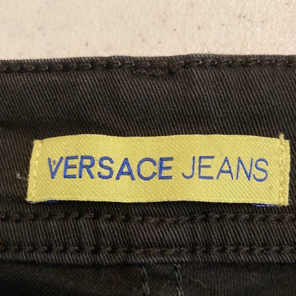 Versace Black Skinny Jeans for Women - Picture 2 of 9